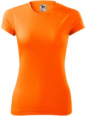 Tricou funcțional de damă MALFINI FANTASY 140 PORTOCALIU NEON