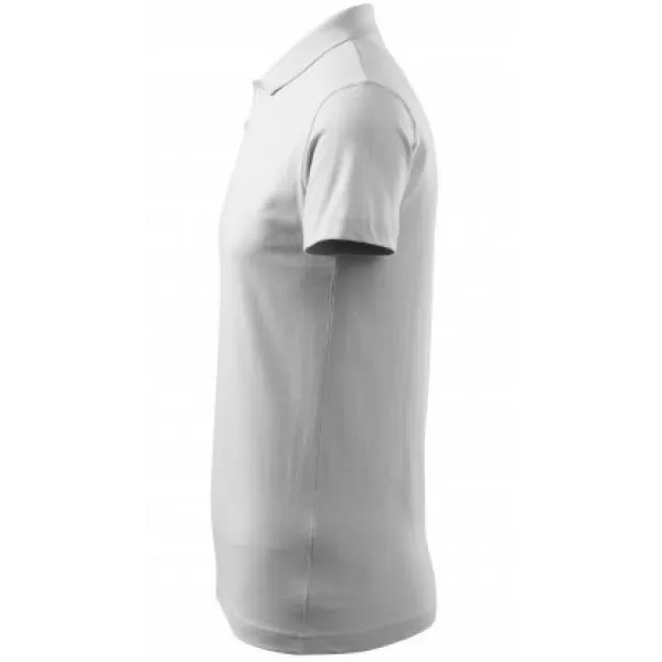  Tricou pentru bărbați cu guler MALFINI SINGLE J. 202 ALB 