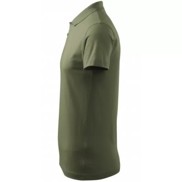  Tricou pentru bărbați cu guler MALFINI SINGLE J. 202 KAKI 