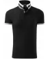 Tricou pentru bărbați cu guler MALFINI PREMIUM COLLAR UP 256 NEGRU