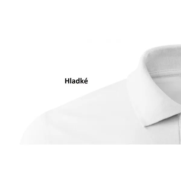  Tricou pentru bărbați cu guler MALFINI SINGLE J. 202 ALB 