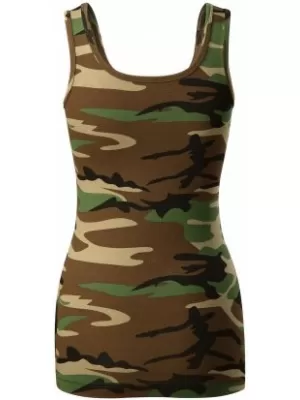 Maieu de damă MALFINI TRIUMPH 136 MARO DE CAMUFLAJ