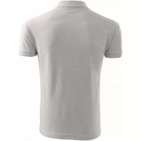  Tricou pentru bărbați cu guler MALFINI PIQUE POLO 203 EVIDENȚIERI GRI DESCHIS 