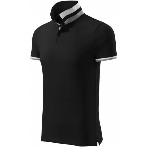  Tricou pentru bărbați cu guler MALFINI PREMIUM COLLAR UP 256 NEGRU 