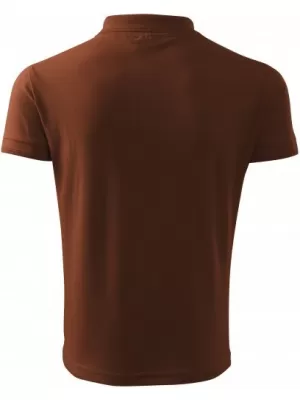 Tricou pentru bărbați cu guler MALFINI PIQUE POLO 203 CIOCOLATĂ