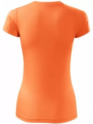 Tricou funcțional de damă MALFINI FANTASY 140 MANDARINA NEON