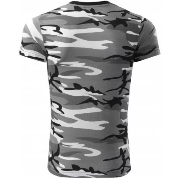  Tricou pentru bărbați MALFINI CAMOUFLAGE 144 GRI CAMUFLAJ 