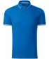 Tricou pentru bărbați cu guler MALFINI PREMIUM PERFECTION PLAIN 251 SNORKEL ALBASTRU