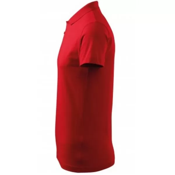 Tricou pentru bărbați cu guler MALFINI SINGLE J. 202 ROŞU 
