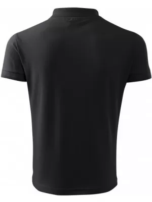 Tricou pentru bărbați cu guler MALFINI PIQUE POLO 203 GRI ABANOS