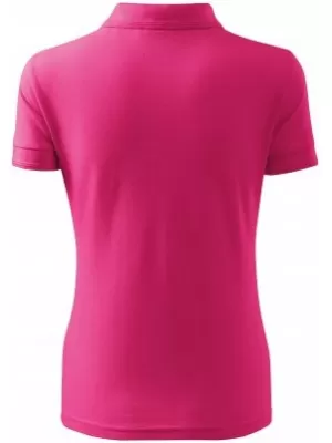 Tricou de damă cu guler MALFINI PIQUE POLO 210 MAGENTA