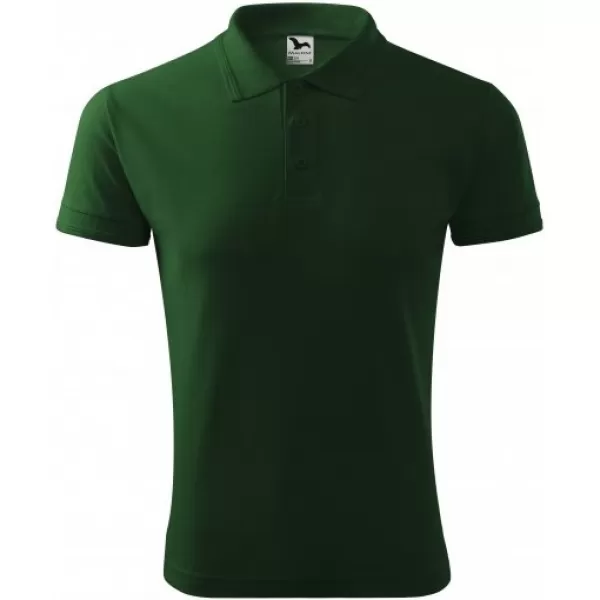  Tricou pentru bărbați cu guler MALFINI PIQUE POLO 203 VERDE STICLA 