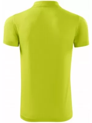 Tricou funcțional pentru bărbați cu guler MALFINI VICTORY 217 LĂMÂIE VERDE