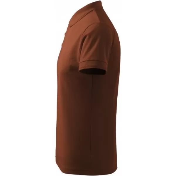  Tricou pentru bărbați cu guler MALFINI PIQUE POLO 203 CIOCOLATĂ 
