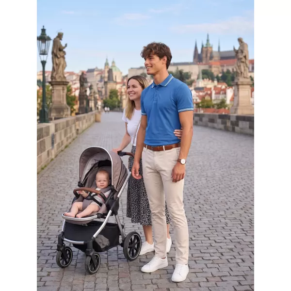  Tricou pentru bărbați cu guler MALFINI URBAN 219 ALBASTRU AZURIU 