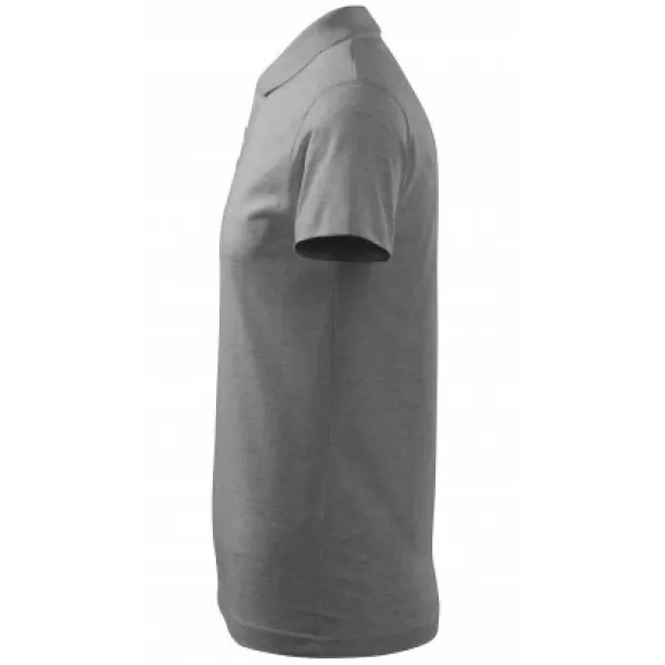  Tricou pentru bărbați cu guler MALFINI SINGLE J. 202 EVIDENȚIERI GRI ÎNCHIS 