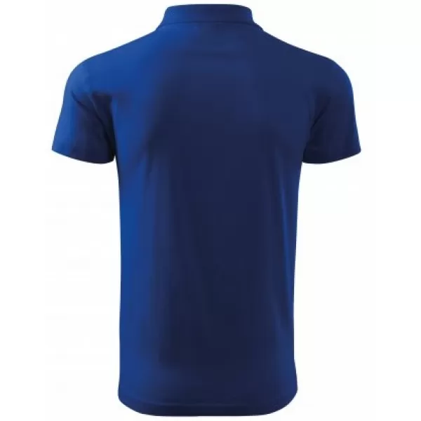  Tricou pentru bărbați cu guler MALFINI SINGLE J. 202 ALBASTRU REGAL 