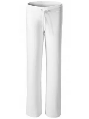 Pantaloni de trening pentru femei MALFINI COMFORT 608 ALB