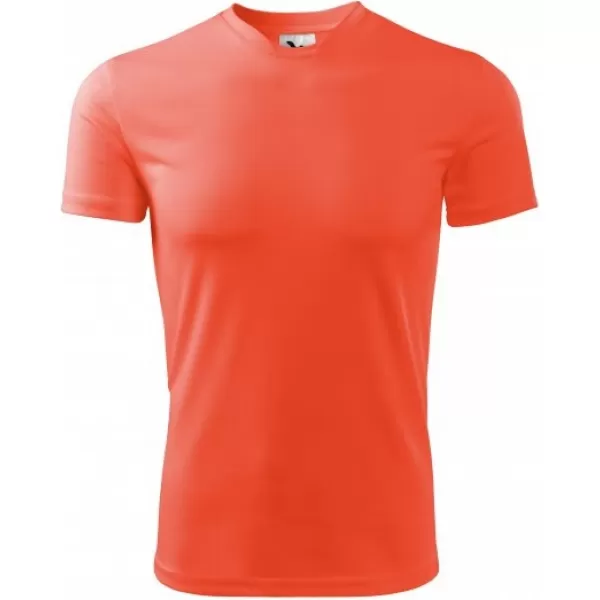  Tricou funcțional pentru bărbați MALFINI FANTASY 124 PORTOCALIU NEON 