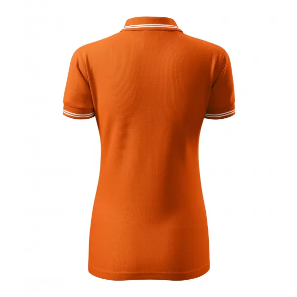  Tricou de damă cu guler MALFINI URBAN 220 PORTOCALE 