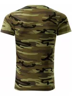 Tricou pentru bărbați MALFINI CAMOUFLAGE 144 VERDE DE CAMUFLAJ