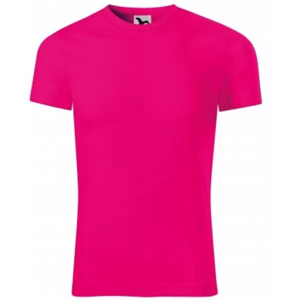  Tricou funcțional pentru bărbați MALFINI STAR 165 ROZ NEON 