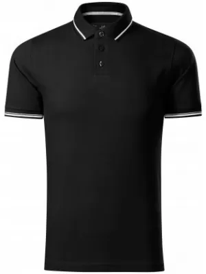 Tricou pentru bărbați cu guler MALFINI PREMIUM PERFECTION PLAIN 251 NEGRU