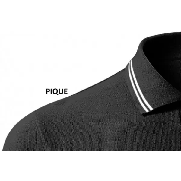  Tricou de damă cu guler MALFINI URBAN 220 NEGRU 