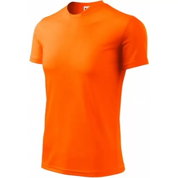  Tricou funcțional pentru bărbați MALFINI FANTASY 124 PORTOCALIU NEON 