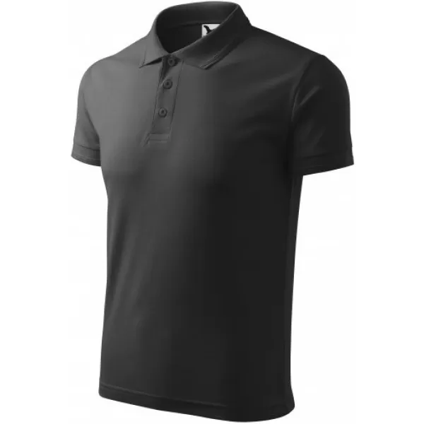  Tricou pentru bărbați cu guler MALFINI PIQUE POLO 203 EVIDENȚIERE ANTRACIT 