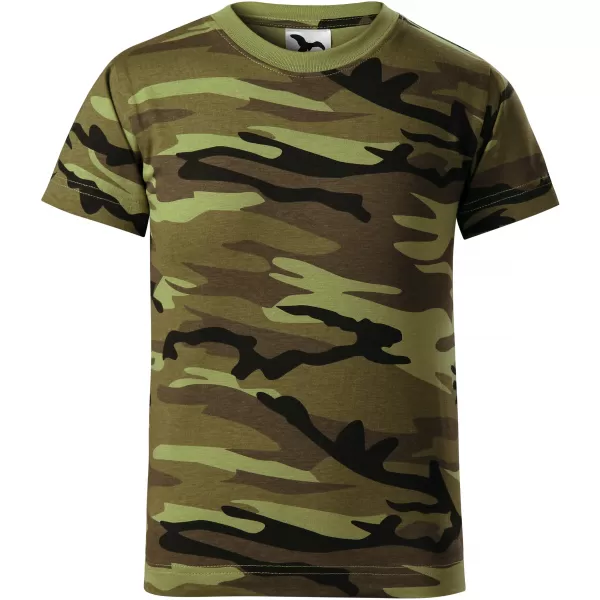  Tricou pentru copii MALFINI CAMOUFLAGE 149 VERDE DE CAMUFLAJ 