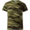 Tricou pentru copii MALFINI CAMOUFLAGE 149 VERDE DE CAMUFLAJ