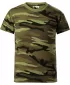 Tricou pentru copii MALFINI CAMOUFLAGE 149 VERDE DE CAMUFLAJ