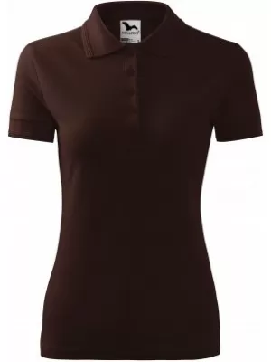 Tricou de damă cu guler MALFINI PIQUE POLO 210 CAFEA