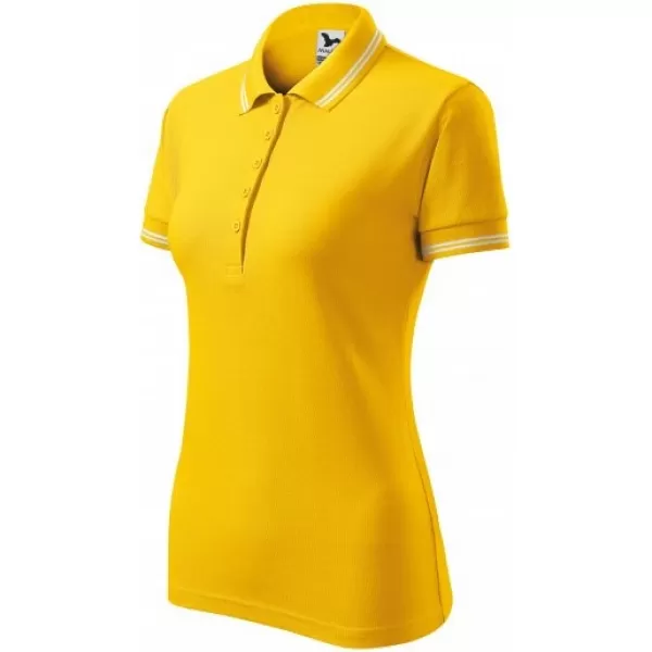  Tricou de damă cu guler MALFINI URBAN 220 CHIHLIMBAR 