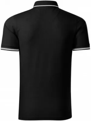 Tricou pentru bărbați cu guler MALFINI PREMIUM PERFECTION PLAIN 251 NEGRU
