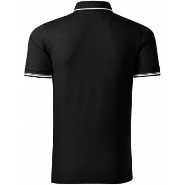  Tricou pentru bărbați cu guler MALFINI PREMIUM PERFECTION PLAIN 251 NEGRU 