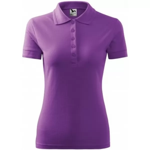  Tricou de damă cu guler MALFINI PIQUE POLO 210 VIOLET 