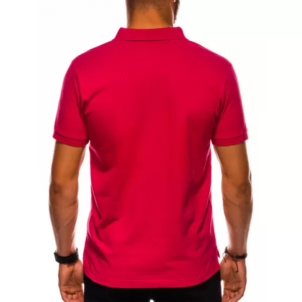  Mens t -thirt cu guler OMBRE AS1048 ROŞU 