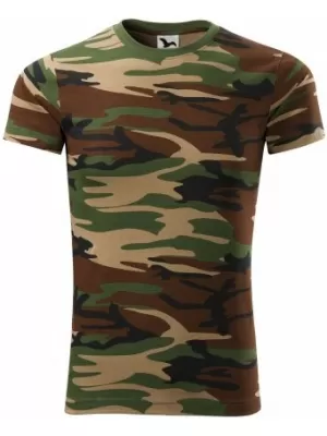 Tricou pentru bărbați MALFINI CAMOUFLAGE 144 MARO DE CAMUFLAJ