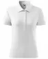 Tricou de damă cu guler MALFINI COTTON 213 ALB