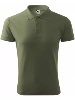 Tricou pentru bărbați cu guler MALFINI PIQUE POLO 203 KAKI