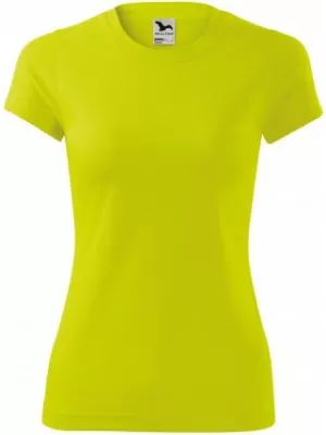 Tricou funcțional de damă MALFINI FANTASY 140 GALBEN NEON