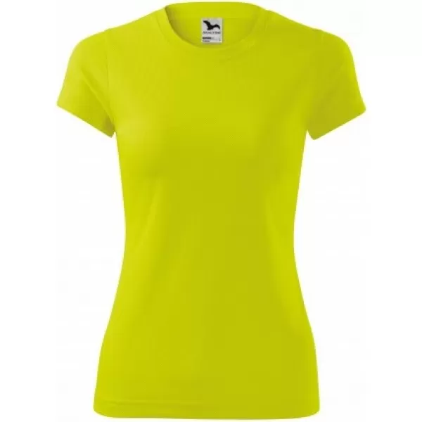  Tricou funcțional de damă MALFINI FANTASY 140 GALBEN NEON 