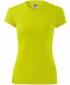 Tricou funcțional de damă MALFINI FANTASY 140 GALBEN NEON
