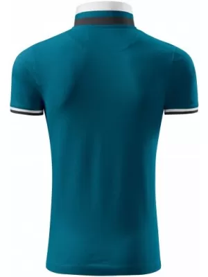 Tricou pentru bărbați cu guler MALFINI PREMIUM COLLAR UP 256 KEROSENUL
