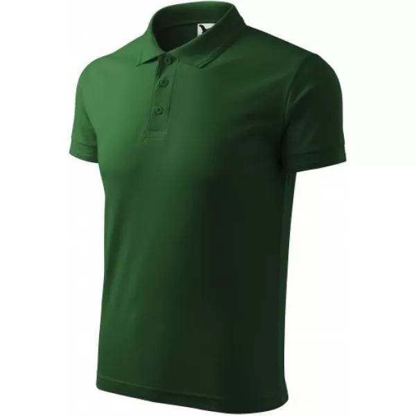  Tricou pentru bărbați cu guler MALFINI PIQUE POLO 203 VERDE STICLA 