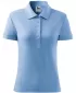 Tricou de damă cu guler MALFINI HEAVY 216 ALBASTRU CERUL