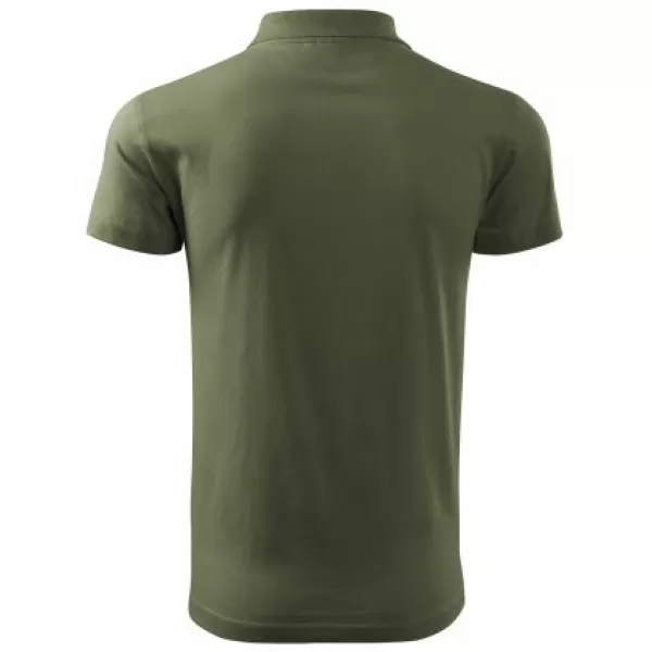  Tricou pentru bărbați cu guler MALFINI SINGLE J. 202 KAKI 