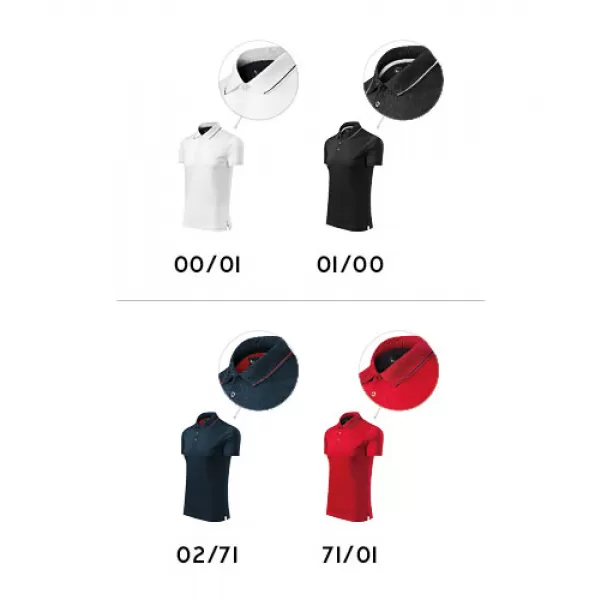  Tricou pentru bărbați cu guler MALFINI PREMIUM GRAND 259 ALB 